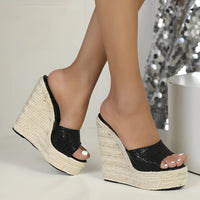 Thumbnail for Sky High Wedge Waterproof Slippers for Women - InspiredGrabs.com
