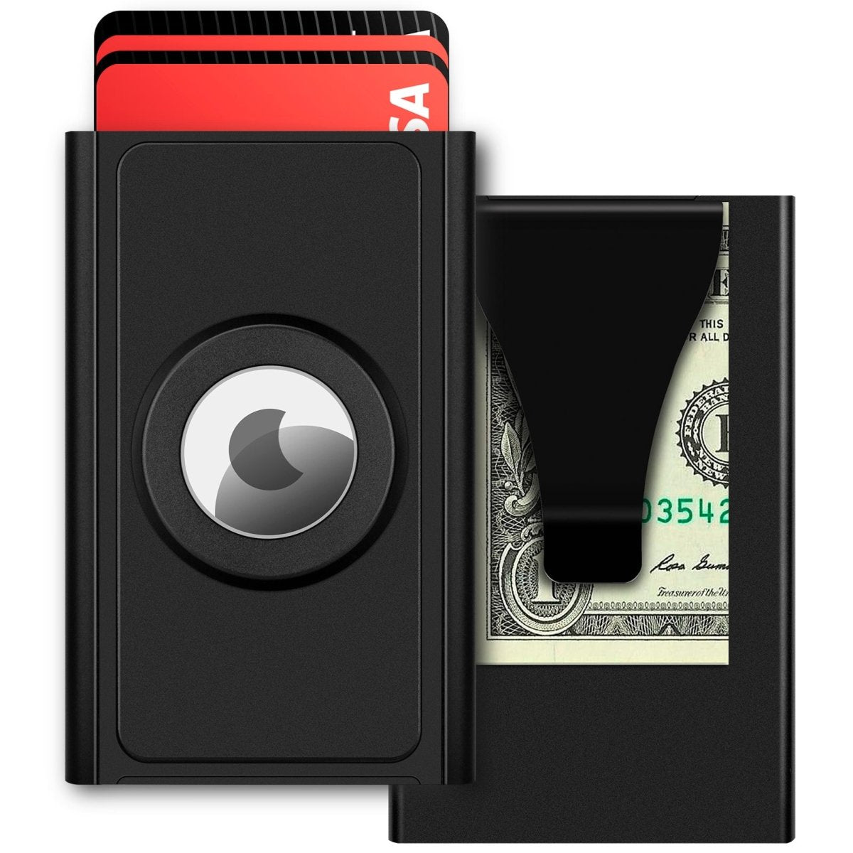 Smart Airtag Slim Wallet with RFID Blocking - InspiredGrabs.com