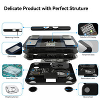 Thumbnail for Smart Digital Body Composition Scale with Bioimpedance Analysis - InspiredGrabs.com