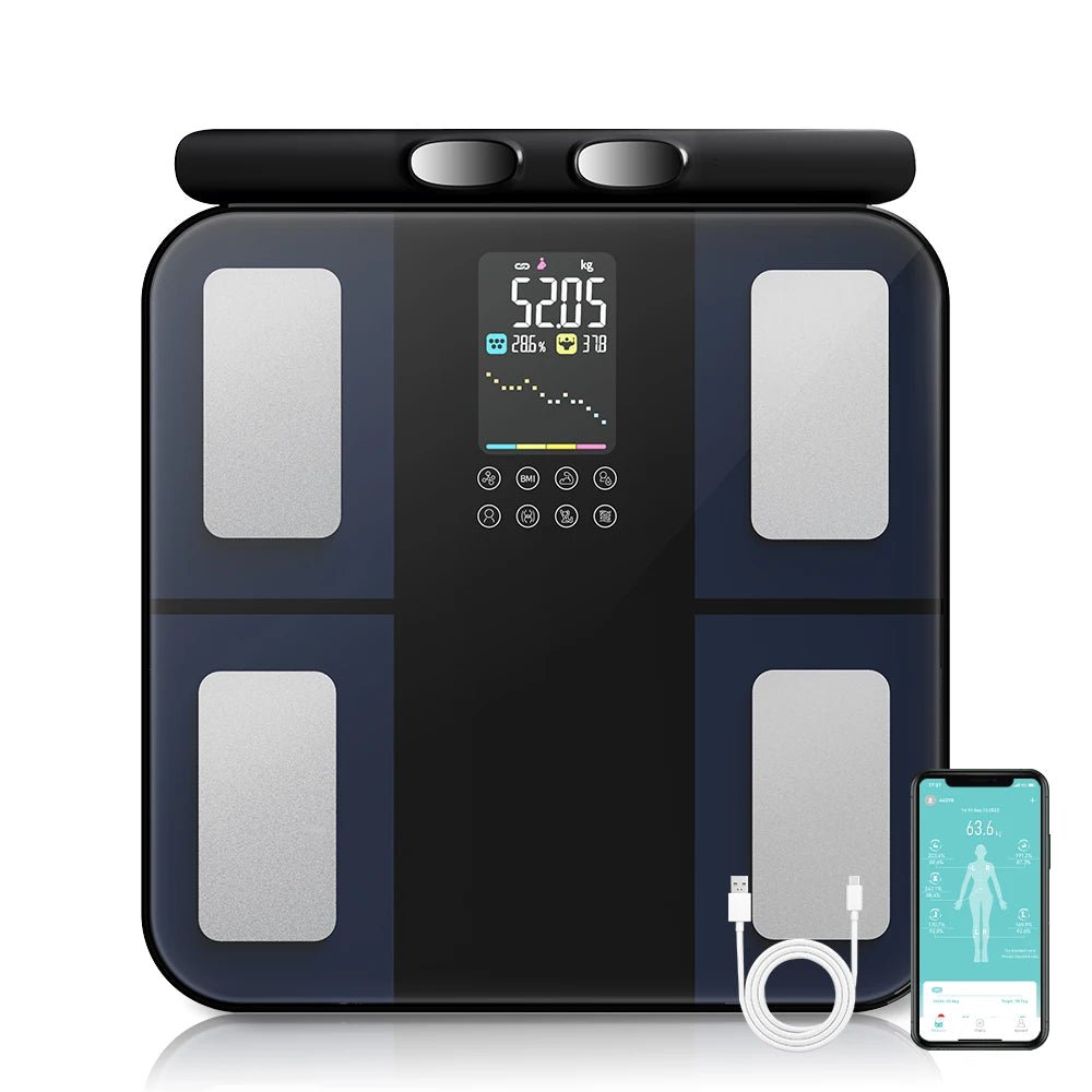 Smart Digital Body Composition Scale with Bioimpedance Analysis - InspiredGrabs.com