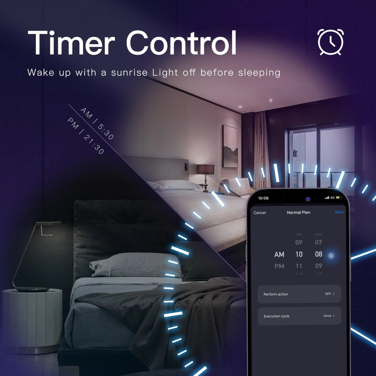 Smart RGB LED Bulb - Voice Control & Dimmable - InspiredGrabs.com