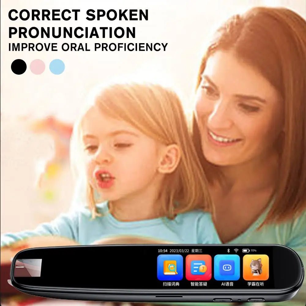 Smart Voice Translator Pen with OCR Text Scanner and Camera - InspiredGrabs.com