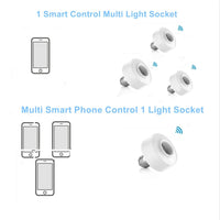 Thumbnail for Smart WiFi Lamp Holder E27 - Voice Control Enabled - InspiredGrabs.com