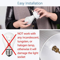 Thumbnail for Smart WiFi Lamp Holder E27 - Voice Control Enabled - InspiredGrabs.com