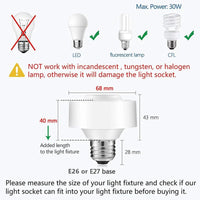 Thumbnail for Smart WiFi Lamp Holder E27 - Voice Control Enabled - InspiredGrabs.com