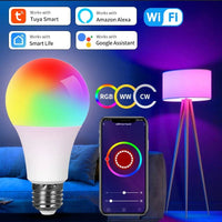 Thumbnail for Smart WiFi LED Bulb with Voice Control - E27 - InspiredGrabs.com