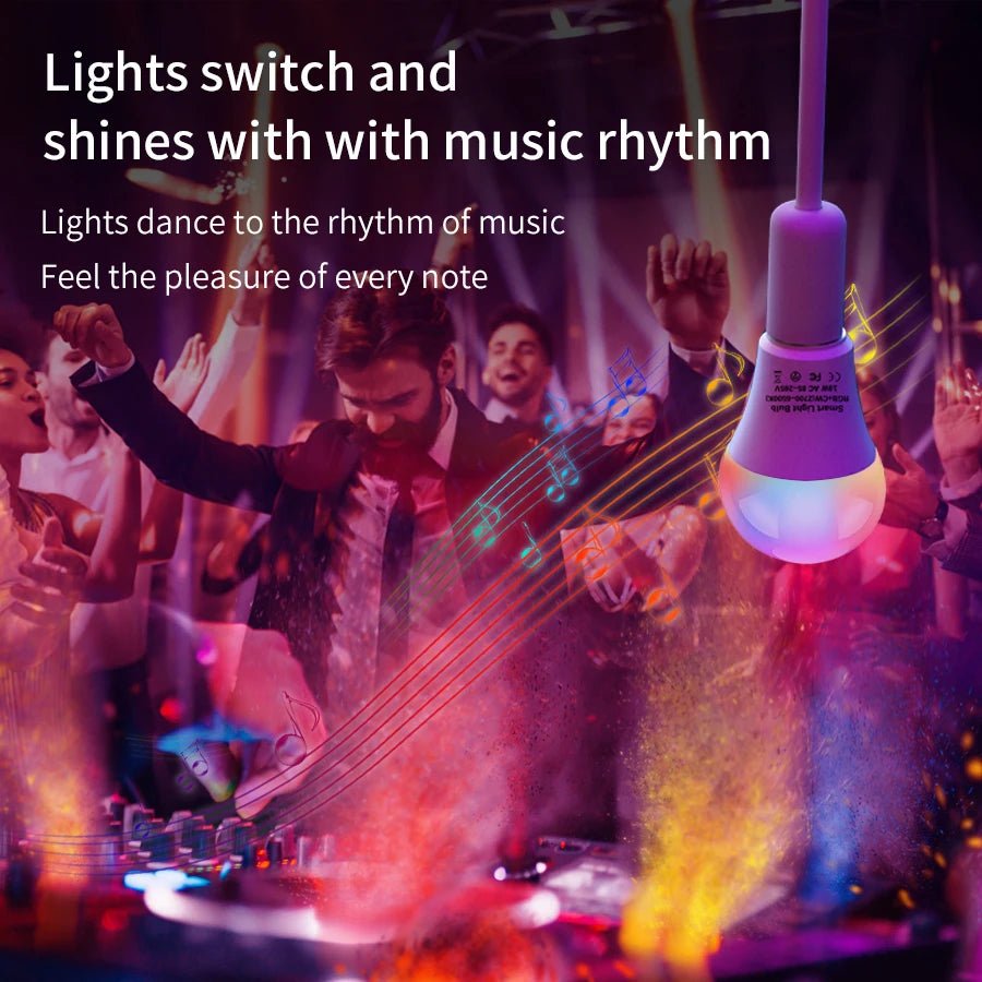 Smart WiFi LED Bulb with Voice Control - E27 - InspiredGrabs.com
