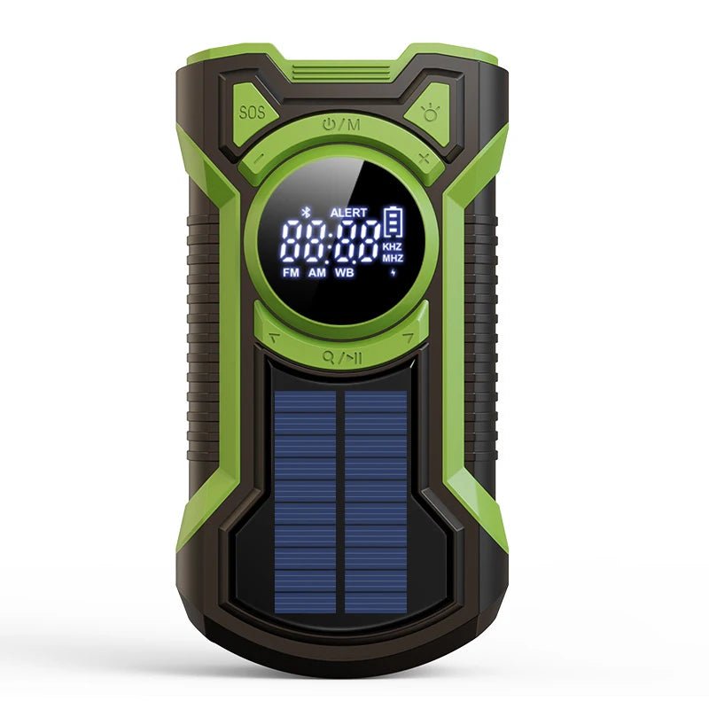 Solar Emergency Radio with 5000mAh Power Bank - InspiredGrabs.com