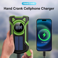 Thumbnail for Solar Emergency Radio with 5000mAh Power Bank - InspiredGrabs.com
