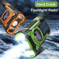 Thumbnail for Solar Emergency Radio with 5000mAh Power Bank - InspiredGrabs.com