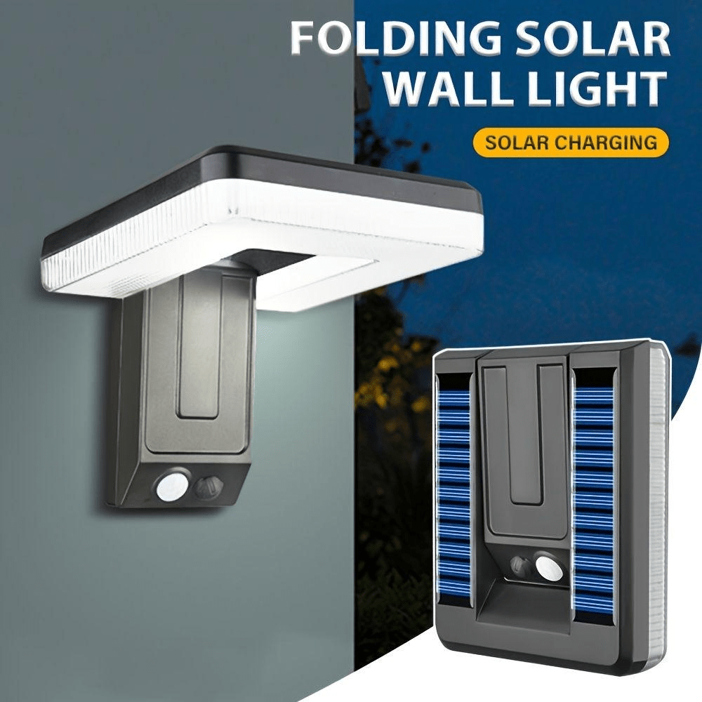 Solar Motion Sensor Outdoor Wall Light - Waterproof - InspiredGrabs.com