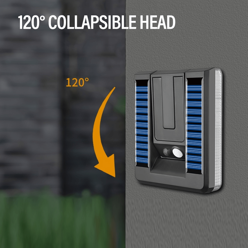 Solar Motion Sensor Outdoor Wall Light - Waterproof - InspiredGrabs.com
