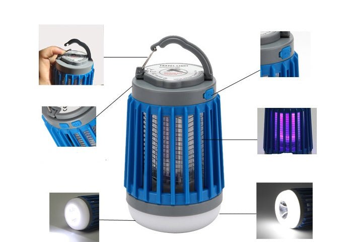 Solar-powered Insect Trap Lamp - InspiredGrabs.com