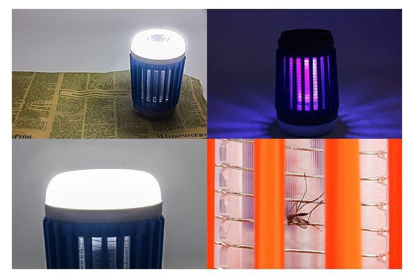 Solar-powered Insect Trap Lamp - InspiredGrabs.com