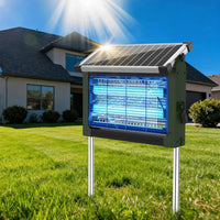 Thumbnail for Solar - Powered Outdoor Bug Zapper with 4500V Mosquito Control & Motion Sensor - InspiredGrabs.com