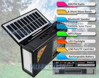 Thumbnail for Solar - Powered Radio & Bluetooth Speaker - InspiredGrabs.com
