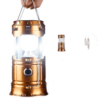 Thumbnail for Solar Rechargeable Telescopic LED Lantern for Camping and Hiking - InspiredGrabs.com