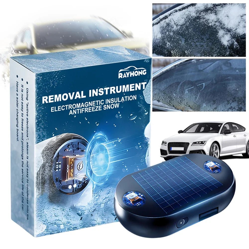 Solar USB Car Windshield Deicer - InspiredGrabs.com