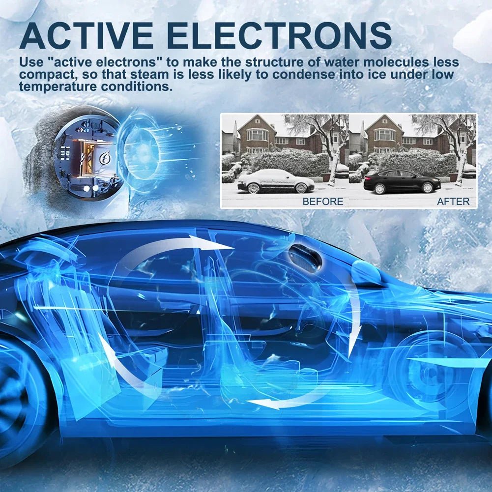 Solar USB Car Windshield Deicer - InspiredGrabs.com