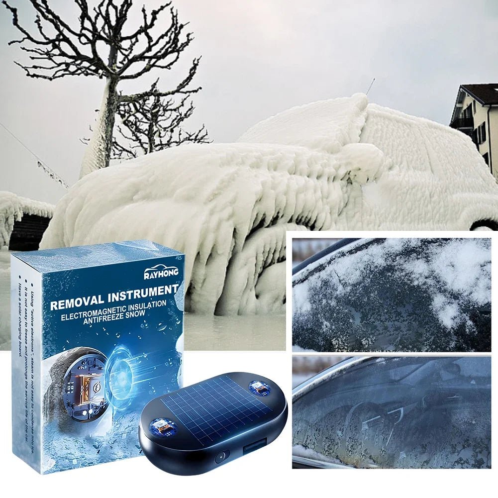 Solar USB Car Windshield Deicer - InspiredGrabs.com