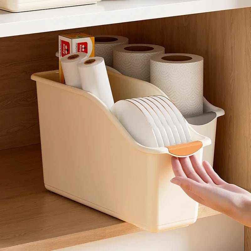 Stackable Open-Front Storage Bins – 1 or 3 Pack - InspiredGrabs.com