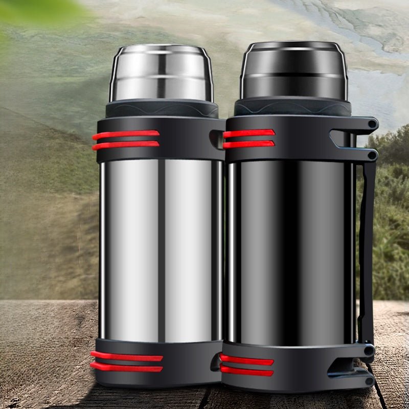 Stainless Steel Drop - Resistant Thermos Bottle - InspiredGrabs.com