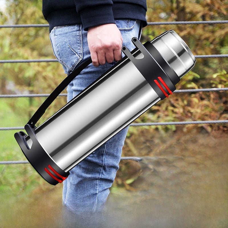 Stainless Steel Drop - Resistant Thermos Bottle - InspiredGrabs.com