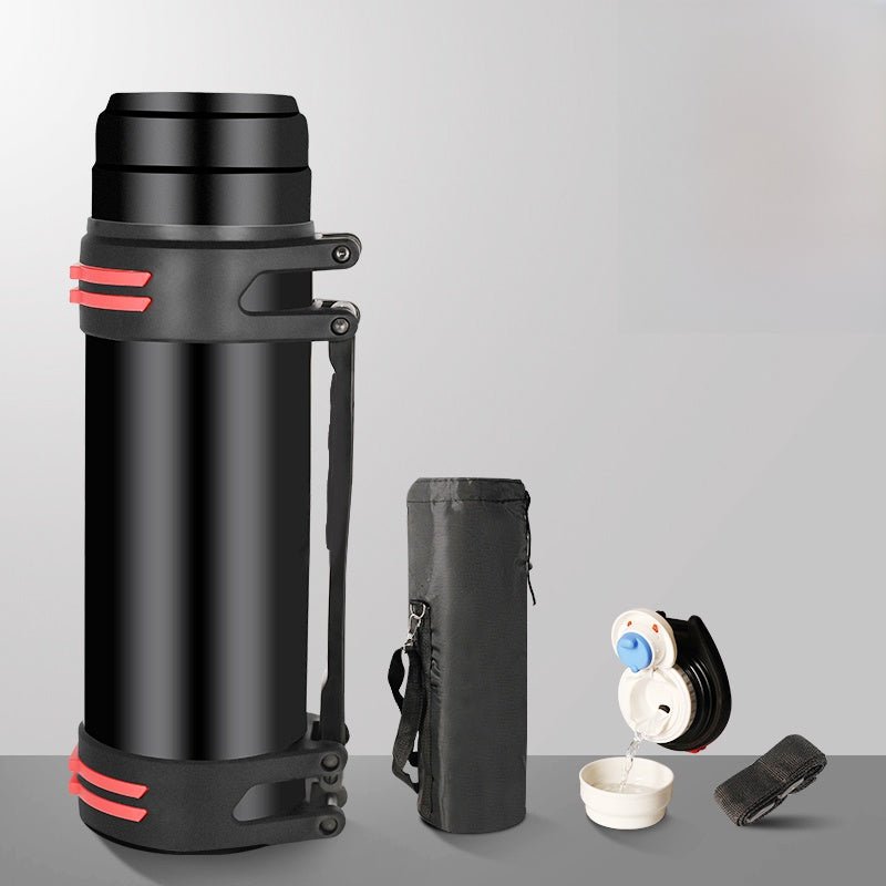 Stainless Steel Drop - Resistant Thermos Bottle - InspiredGrabs.com