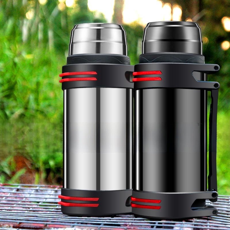 Stainless Steel Drop - Resistant Thermos Bottle - InspiredGrabs.com