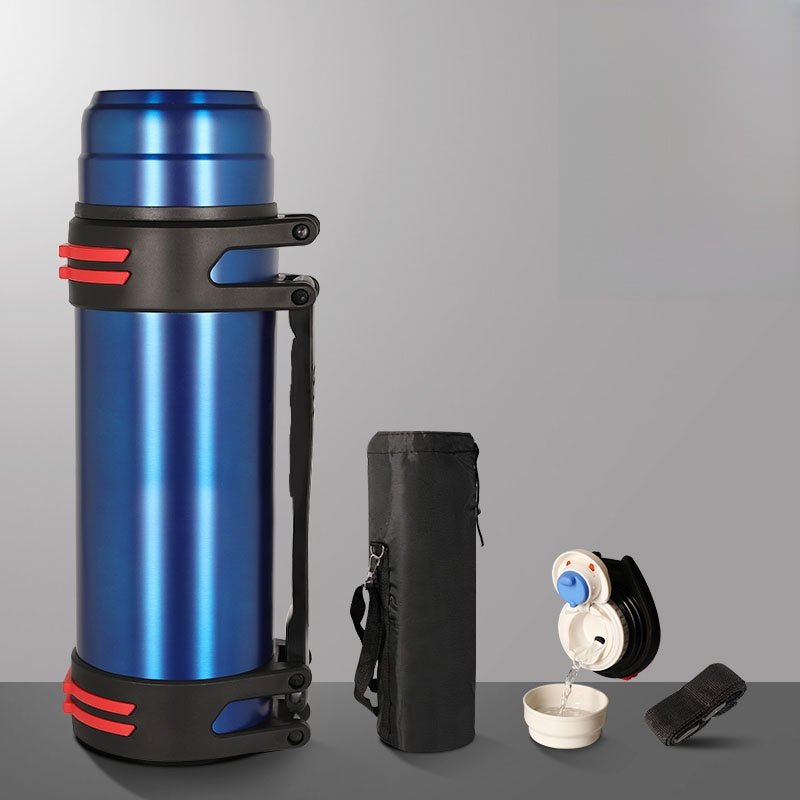 Stainless Steel Drop - Resistant Thermos Bottle - InspiredGrabs.com