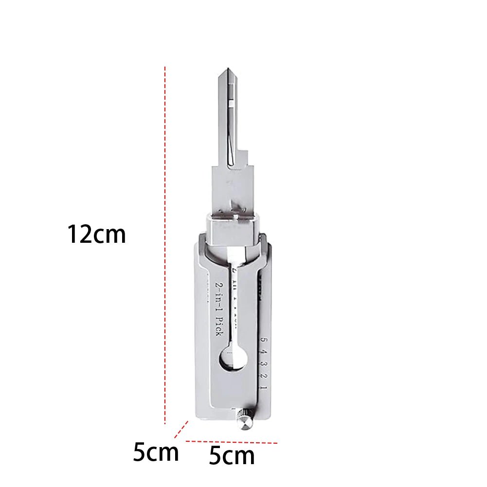 Stainless Steel Key Decoder SS001 – Hook & O - Ring Pickup Tool Kit - InspiredGrabs.com