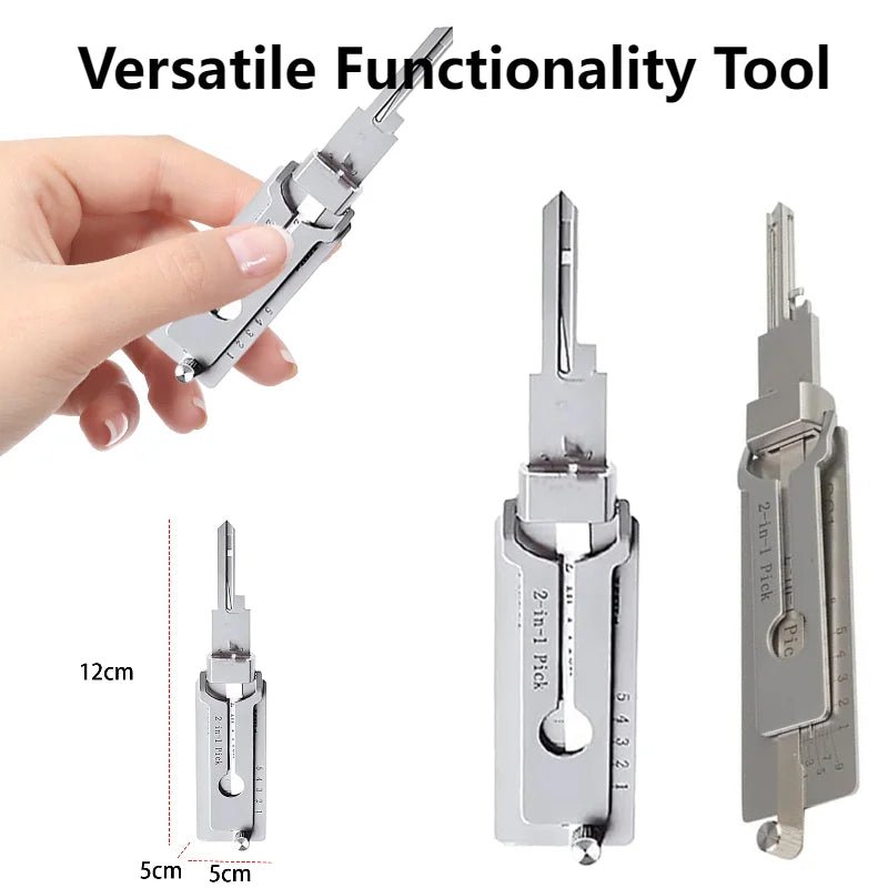 Stainless Steel Key Decoder SS001 – Hook & O - Ring Pickup Tool Kit - InspiredGrabs.com