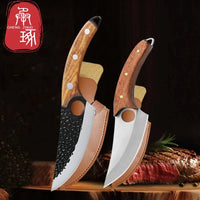 Thumbnail for Stainless Steel Meat Cleaver – Multipurpose Kitchen Knife for Meat, Fruit, BBQ, and Boning with Wooden Handle, Essential Kitchen Tool - InspiredGrabs.com