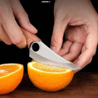 Thumbnail for Stainless Steel Meat Cleaver – Multipurpose Kitchen Knife for Meat, Fruit, BBQ, and Boning with Wooden Handle, Essential Kitchen Tool - InspiredGrabs.com