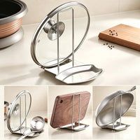Thumbnail for Stainless Steel Pot Lid & Spoon Rest - InspiredGrabs.com