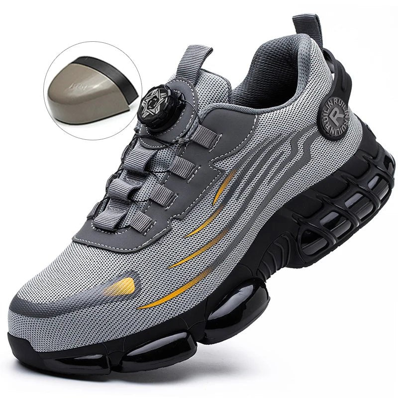 Steel Toe Industrial Work Sneakers Slip - Resistant Safety Shoes - InspiredGrabs.com