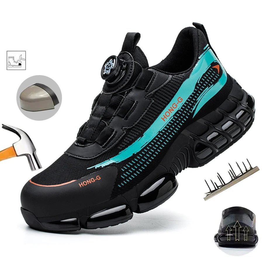 Steel Toe Industrial Work Sneakers Slip - Resistant Safety Shoes - InspiredGrabs.com