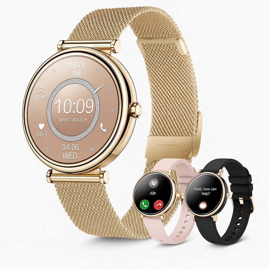 Stylish Women's Smart Watch with Fitness Tracker - InspiredGrabs.com
