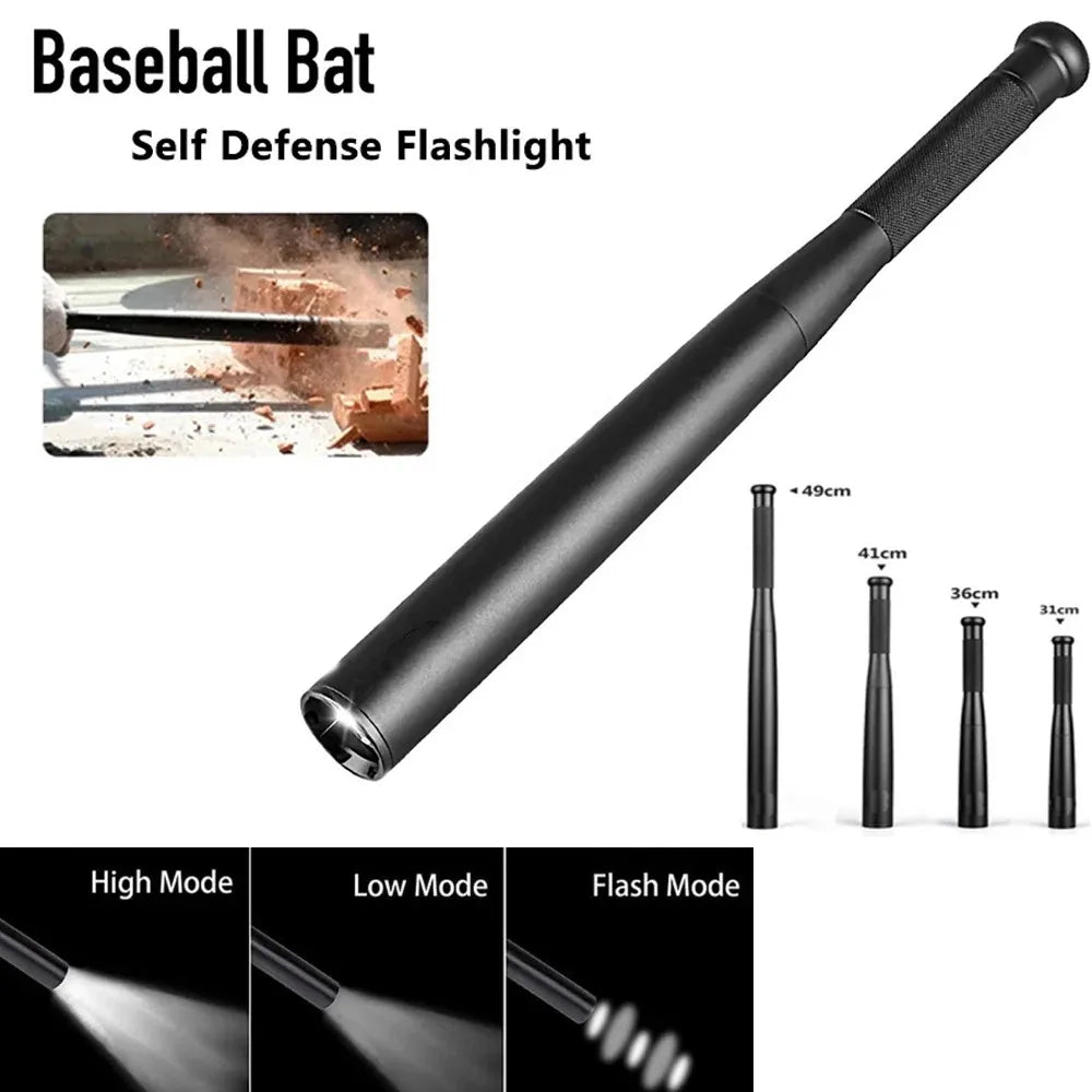 Super Bright Waterproof Baseball Bat Flashlight - InspiredGrabs.com