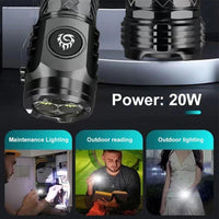 Thumbnail for Super Bright Waterproof LED Flashlight - Rechargeable - InspiredGrabs.com