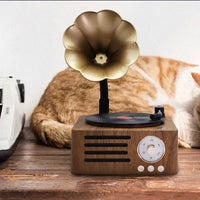 Thumbnail for T13 Retro Gramophone Bluetooth Speaker - InspiredGrabs.com