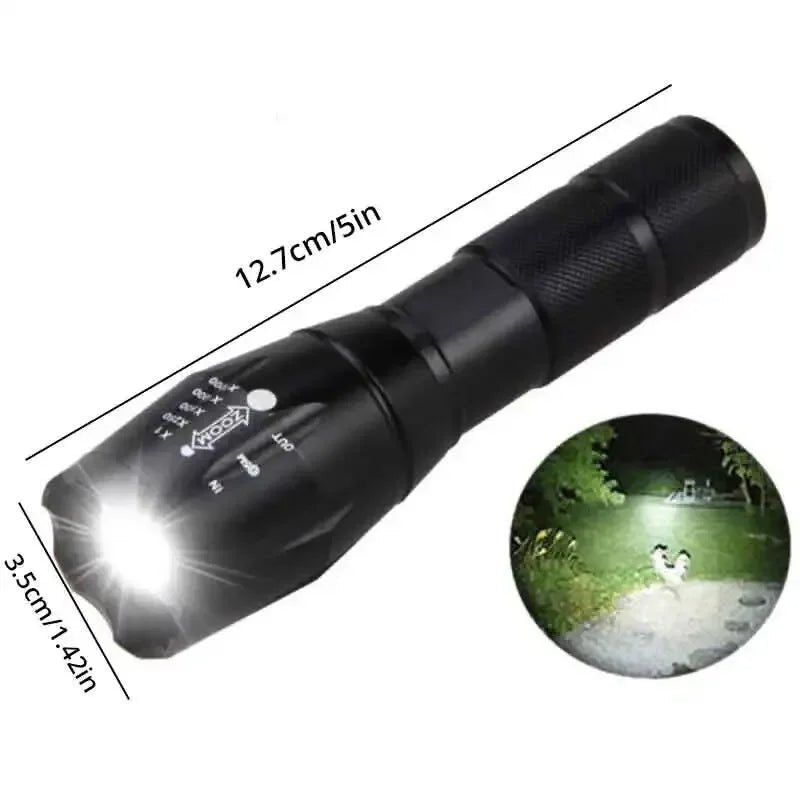 T6 Strong Light LED Flashlight - Battery Operated - InspiredGrabs.com