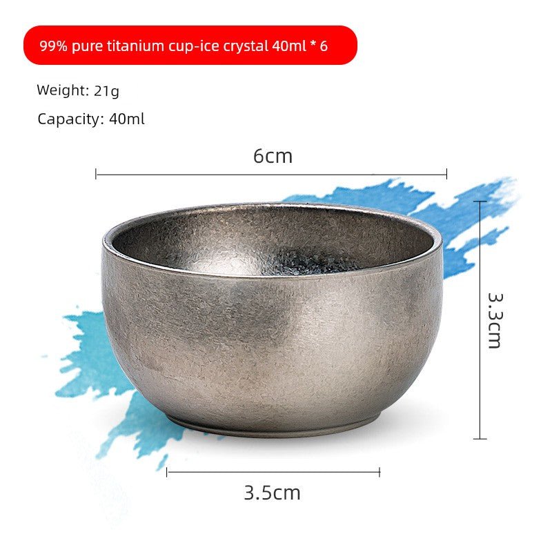 Titanium Travel Tea Set: One Pot & Three Cups - InspiredGrabs.com