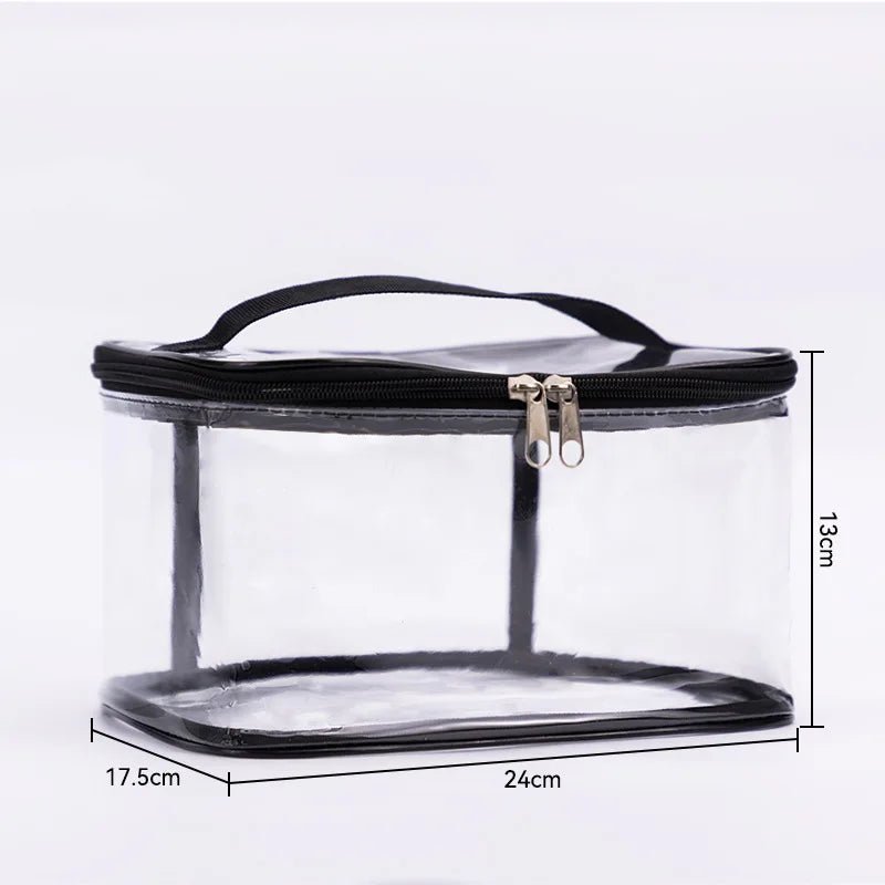 Transparent Mesh Zipper Storage Bag – 1 or 2 Pack - InspiredGrabs.com