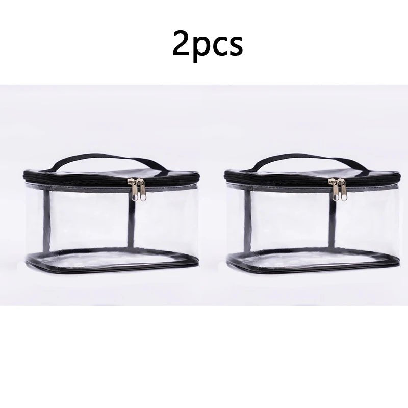 Transparent Mesh Zipper Storage Bag – 1 or 2 Pack - InspiredGrabs.com