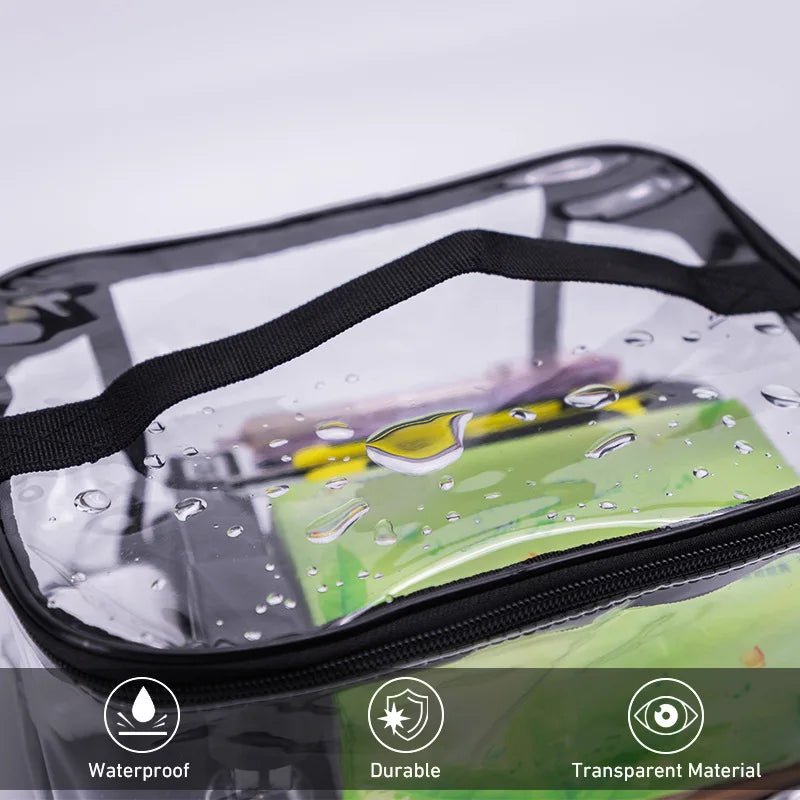 Transparent Mesh Zipper Storage Bag – 1 or 2 Pack - InspiredGrabs.com