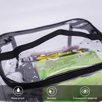 Thumbnail for Transparent Mesh Zipper Storage Bag – 1 or 2 Pack - InspiredGrabs.com