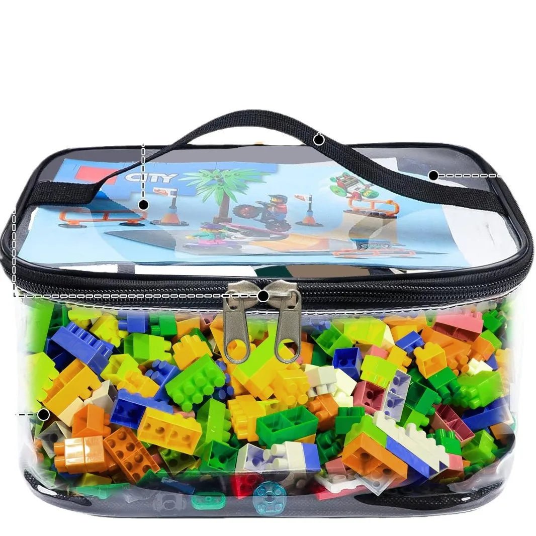 Transparent Mesh Zipper Storage Bag – 1 or 2 Pack - InspiredGrabs.com