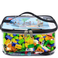 Thumbnail for Transparent Mesh Zipper Storage Bag – 1 or 2 Pack - InspiredGrabs.com