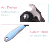 Thumbnail for Two-Sided Pet Dematting Comb – Large, Pink - InspiredGrabs.com
